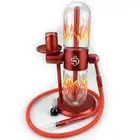 Shisha Smoking Pipe Flame Double Gravity Hookah Cigarette Tobacco Filter Bottle