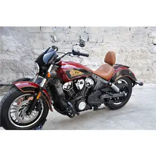 Scout bobber靠背 適用於 Indian Scout Bobber改裝尾翼 輕騎兵 腳踏車機 印第安