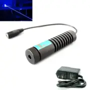 Adjustable Focus Laser Module 445nm 450nm 1W Blue Laser Diode Dot Module 22x90mm