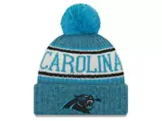 New Era Carolina Panthers Sport Pom Knit Beanie Hat Cap - Teal