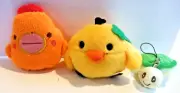 Lot 3 Soft Plush Chicks & Turtle Phone, Purse, Backpack Charm Strap - NWOT (#44)