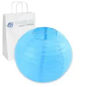 12 pcs 8" inch Chinese Paper Lantern - Turquoise - Wedding Party Event rw