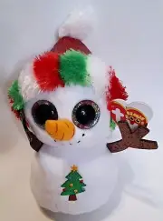 Ty Beanie Boos - MISTY the Christmas Snowman (6 Inch) Plush Toy 2022 NWT