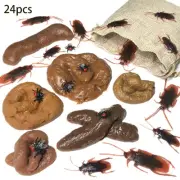 Artificial Shits Prank Toy Set Replacement 24Pcs/Set April Fools Jokes