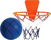 Quiet Basketball Dribbling Indoor,Silent Hoops Basketball - No Noise Sport Ball, Soft Bounce Equipment for Home Gym Apartment, Door or Wall Mounted