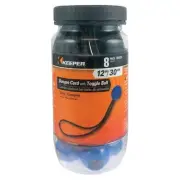 Keeper - 12" Canopy Bungee Cords With Toggle Balls, 8 Count (Pack of 1)