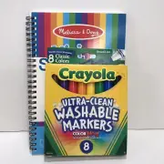 Melissa And Doug Mini Sketch Pad 6 by 9” Crayola Ultra Clean Washable Markets