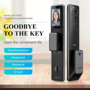 Smart Door Lock WiFi Smart Fingerprint Safe Digital Door With 3DFace Recognition