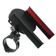 3.5-6.8inch Phone GPS Holder Aluminum Alloy Bracket For Motorcycle Bike Scooter Black Red Gold BLACK COLOR