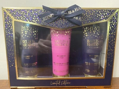 Baylis & Harding Set of 3 Mulberry Fizz Fragranced Hand Cream 1.6 fl oz each