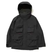 NANGA HINOC MOUNTAIN PARKA Hoodie Jacket Outer CHARCOAL UNISEX L Size Japan New