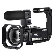 AC7 4K UHD10X Optical Zoom Wifi Camcorder Vlog Interview Wedding Video Camera (AC7 KIT)