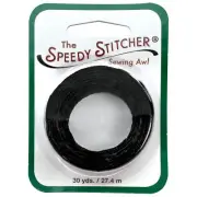 Realeather Crafts Silver Creek Speedy Stitcher Thread Skein 30yd-Black