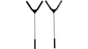 Allen Ez Aim Clay Target Holder Steel Ground Stake With Slotted Top - 2pk Black #al15386