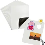 Mr-Label 10 Sheets 8.5"x11" Matte Printable Magnetic Sheets for Inkjet Printers - Waterproof Flexible DIY Magnet Printer Paper - Ideal for Photo, Picture Labels & Educational Tools