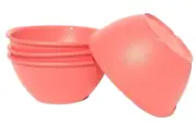 Tupperware Legacy Essentials Bowls 3 Cups ~ Soup Snacks ~ Guava Coral Color New