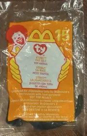 Vintage McDonald’s 2000 Ty Teenie Beanie Baby STING the RAY #15 Sealed