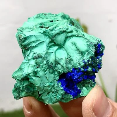 124G BEST NATURAL Azurite/Malachite crystalminerals specimens