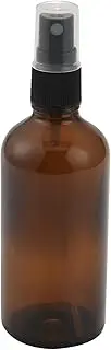 100ML Amber Glass Bottle with Black ATOMISER Sprays,Refillable Container for Essential Oil/Aromatherapy Use