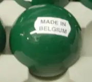 w/sticker New, Unused Belgian Aramith Billiard Ball SOLID GREEN 2-1/4", 6 oz