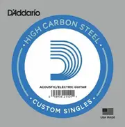 5 x D'Addario PL019 Single Plain Steel .019 Acoustic or Electric Guitar Strings