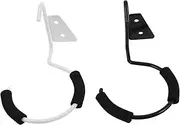 FRCOLOR 2pcs Wall Mounted Hair Dryer Holder Metal Hair Tool Organizer Hair Dryer Holder Rack Blow Dryer Storage Keeps Hairdryer Secure And Accessible