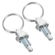 2 Pcs Position Pin Spring Retractable Plunger with Pull Loaded Latch