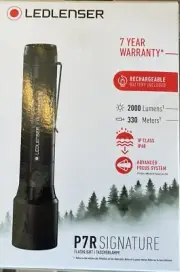 Led Lenser P7R Signature Rechargeable Torch 2000 Lumens