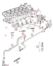 VW GTI CC EOS AUDI A3 A4 2.0T TSI TFSI CBFA CCTA Engine Fuel Injectors Kit 4