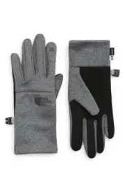 NEW! The North Face Etip Recycled Gloves Women's TNF Medium Grey Heather Small