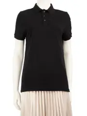 Black Logo Badge Polo