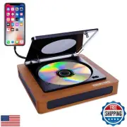 High Fidelity Desktop CD Player, Portable CD Players for Home, Small CD/DVD T