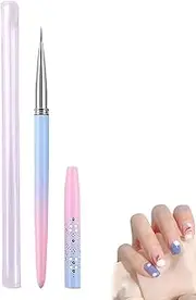 Nail Brushes, Nail Design Brushes, Tips Builder Brush, Effective Nail Clean Up Brush, Nail Painting Brush Set for Home and Salon
