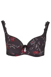 Damask Midnight Garden Contour Bra--BEN-72-7163