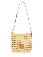 [Etro] Etro-Perforated Raffia Shoulder Bag-Uomo UNI