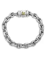 Lagos Men's 18K Yellow Gold & Sterling Silver Anthem Double Link Chain Bracelet - Exclusive