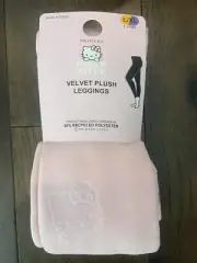 Hello Kitty Velvet Plush Leggings Pink L/XL