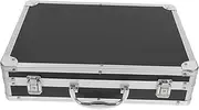 jojofuny Instrument Shockproof Box Briefcases for Men Hard Aluminum Alloy Briefcase Aluminum Carrying Case Brief Cases Men Metal Suitcase Black