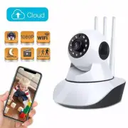 Wireless Home Security Camera 1080P, Baby Pet Monitor IP Camera Pan/Tilt/Zoom