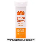 GlucoChew Hypo Glucose Tablets Orange 10 Pack