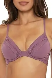 [BECCA] Women's Color Code Underwire Bikini Top, Adjustable, Swimwear Separates
