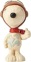 Enesco Jim Shore Peanuts Snoopy Flying Ace Miniature Figurine, 3 Inch, Multicolor