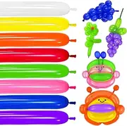 260 Balloons for Twisting Balloon Animal, Long Skinny Latex Balloons for Modelling, Magic Balloon Animal Kit for Weddings Birthdays Party Decorations,100Pcs
