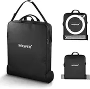 NEEWER 18" Ring Light Carrying Bag with Separate Storage Bag Expandable for 30.7"/78cm Folded Light Stand Tripod, 23.6"x22.8"/60x58cm Lightweight Nylon Protective Bag for Ring Light with Stand, RU-009