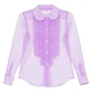 [COMME des GARCONS COMME des GARCONS] Nylon Tricot Thin Blouse