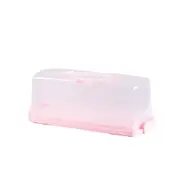 Transparent Cake Storage Box Keep Fresh Toast Box Plastic Packaging Pad Clear Boxes Cupcake Muffin Bread Holder Cases