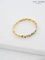 Ted Baker Gold Tone Clarina: Crystal Cluster Bangle (F08486) | $173