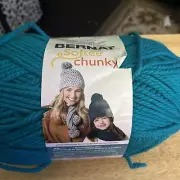 Bernat Softee Chunky Yarn Bright Teal