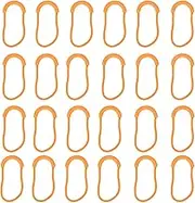 CIMAXIC Orange Rope Zipper Pull Cord 30pcs u Shape Zipper Pulls Easy DIY Fix for Bags