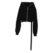 [Rick Owens Drkshdw] Rick Owens Drkshdw T-SHIRT COLLAGE GIMP HOODIE S BLACK